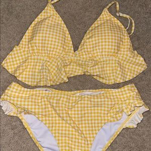 Yellow bikini